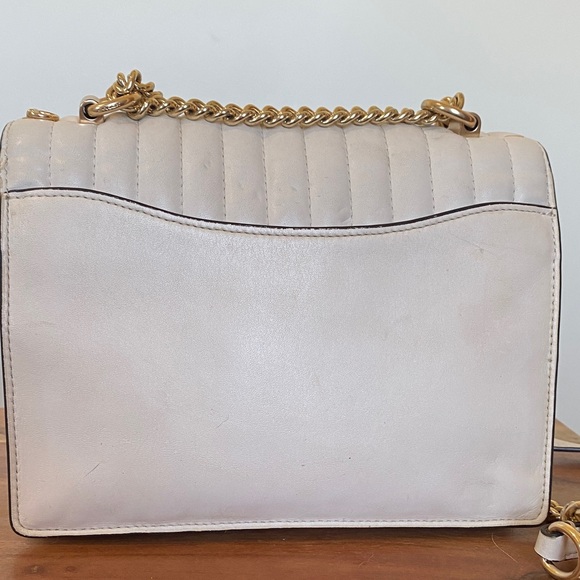 Coach Cream Quilted Crossbody Bag - Picture 7 of 8